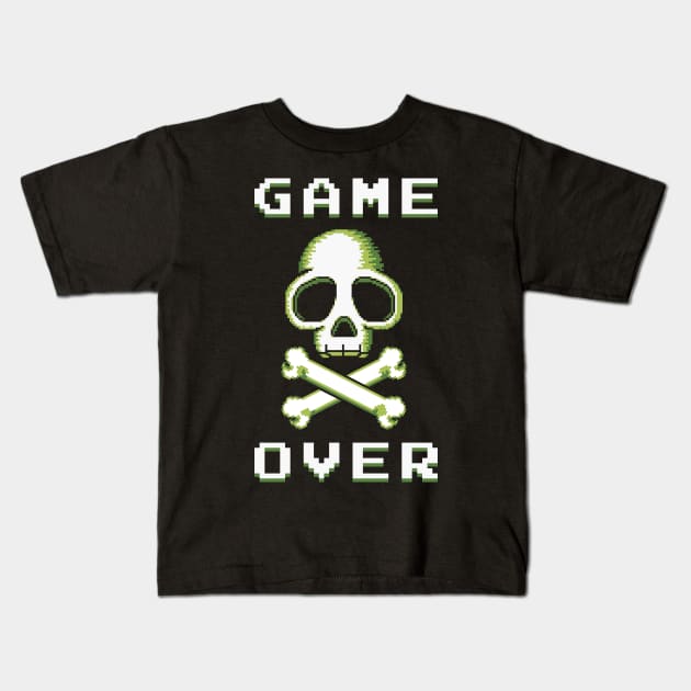 Game Over Kids T-Shirt by TheHookshot